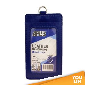 APLUS LNB12 D/Sided Leather Name Badge