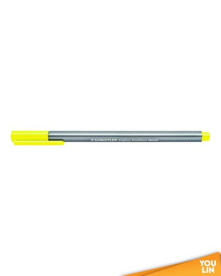 STAEDTLER 334-101 Triplus Fineliner - Neon Yellow