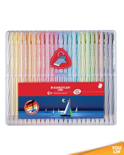 STAEDTLER 137 SB24 24C Luna Watercolour Pencil in Plastic Box