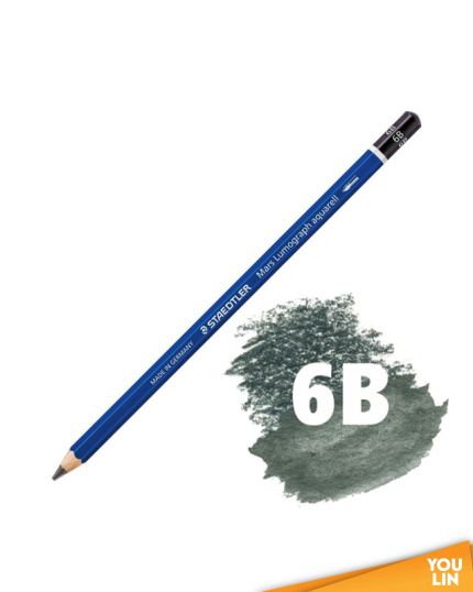 STAEDTLER 100A-6B Mars Lumograph Aquarell Pencil