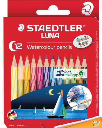 STAEDTLER Luna 137 12 Watercolour Pencil (S) ABS