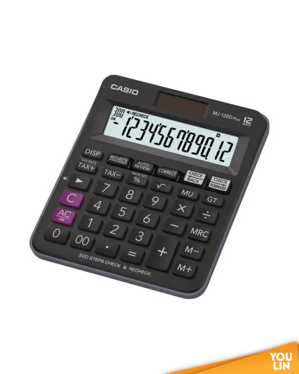 Casio Calculator 12 Digits MJ-120D Plus