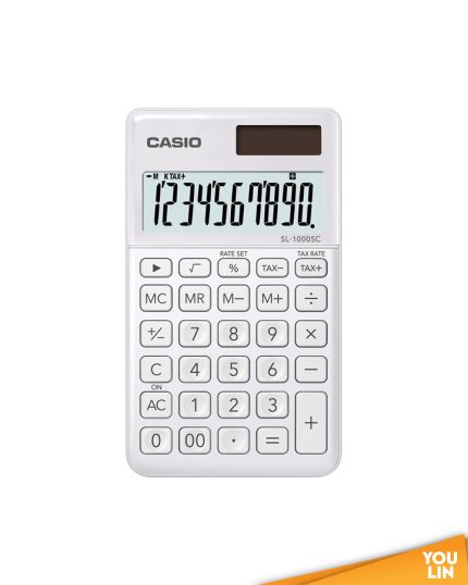 Casion Calculator 10 Digits SL-1000SC - White
