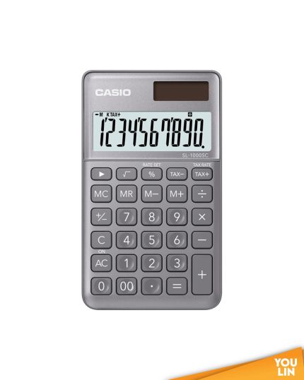 Casion Calculator 10 Digits SL-1000SC - Gray
