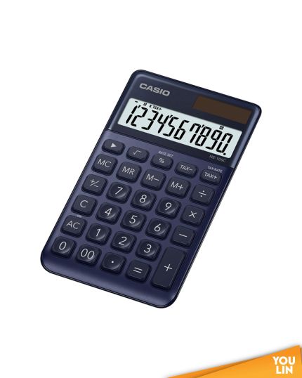 Casio Calculator 10 Digits NS-10SC - Navy Blue