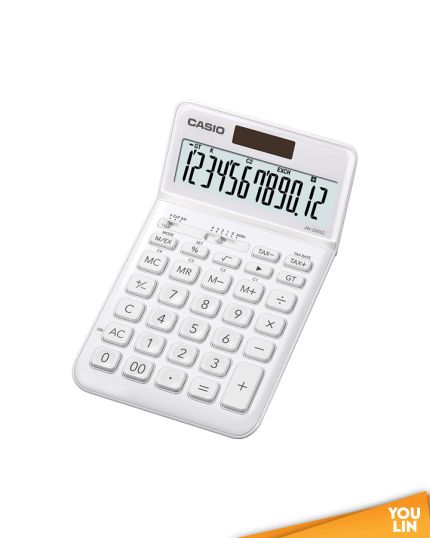 Casio Calculator 12 Digits JW-200SC - White