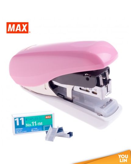 Max Stapler HD-11FLSK (FLAT-CLINCH) - Pink