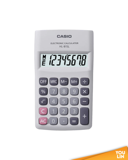 Casio Calculator 8 Digits HL-815L - White