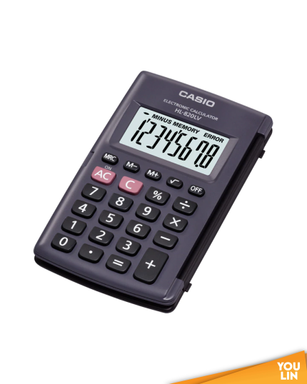 Casio Calculator 8 Digits HL-820LV - Black