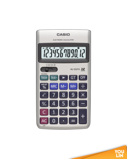 Casio Calculator 12 Digits HL-122TV-W