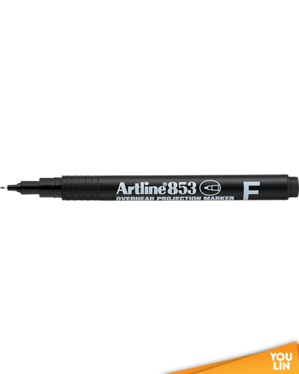 Artline 853 OHP Permanent Marker Pen 0.5mm - Black