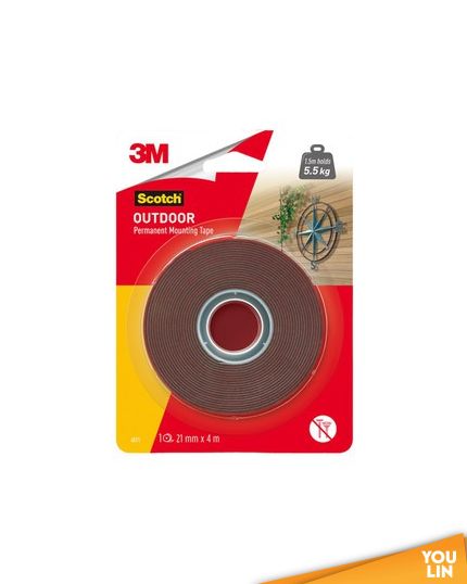 Scotch 4011 Mounting Tape Exterior 21mm x 4m