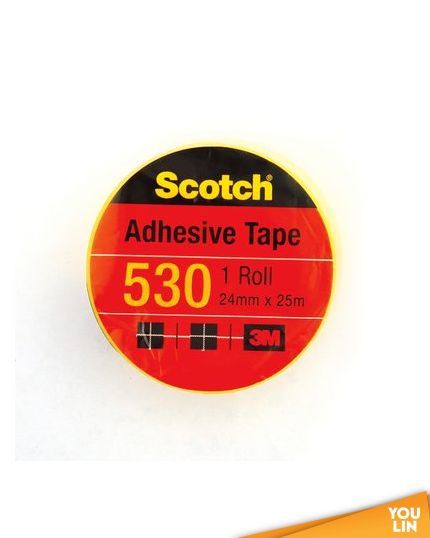 Scotch 530 Cellulose Tape 24mm x 25m (1" Core)