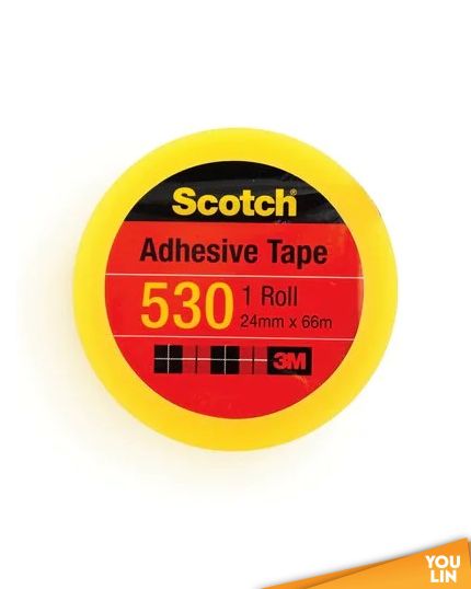 Scotch 530 Cellulose Tape 24mm x 66m (3" Core)