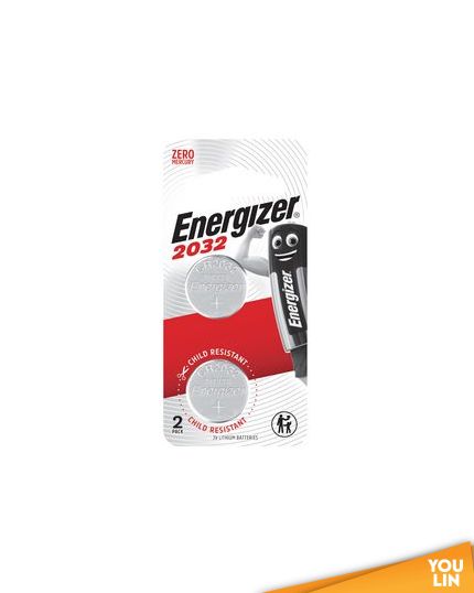Energizer CR2032 BS2 Lithium Battert 2pc card