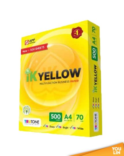IK Yellow A4 70gm Photostat Paper - 500'S