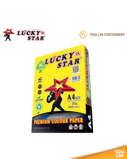 Luckystat CS295 A4 80gm Color Paper 450'S - Dark Mix