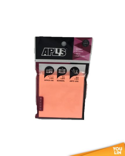 APLUS SN33CP 3'' X 3'' Stick On Note - Cyber Pink