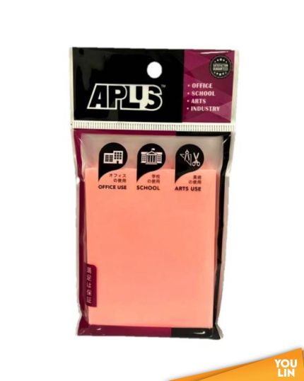 APLUS SN34CP 3'' X 4'' Stick On Note - Cyber Pink