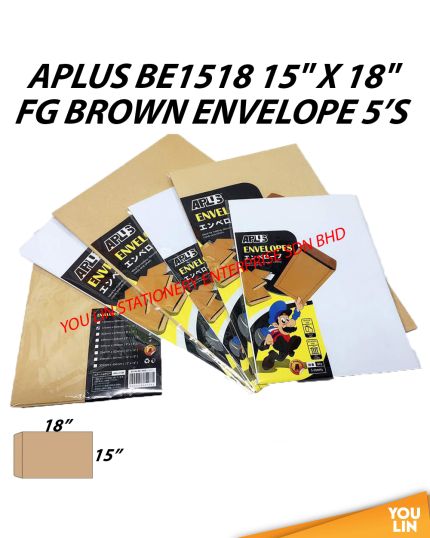APLUS BE1518 15" X 18" FG Brown Envelope 5'S