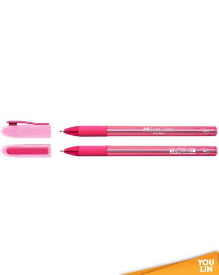 F/CASTELL 541121 0.5MM CX PLUS BALL PEN - RED