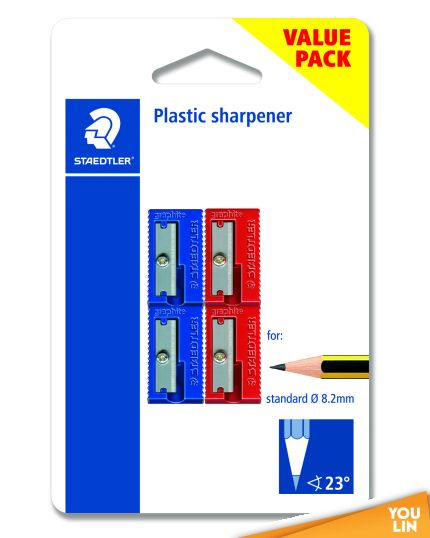 STAEDTLER 510 50 BK4 Sharpener Set (Pack of 4)