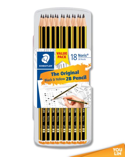 STAEDTLER 120-CB18 2B Pencils In Case
