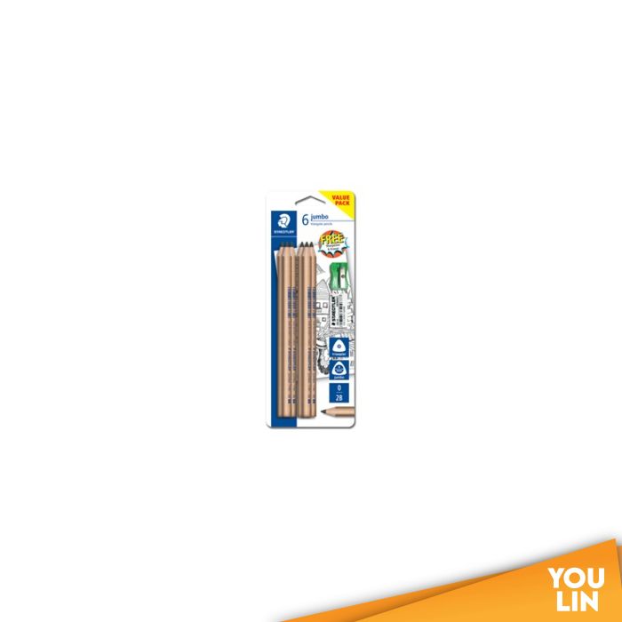 STAEDTLER 119 SBK-6 Jumbo Natural Pencil Set