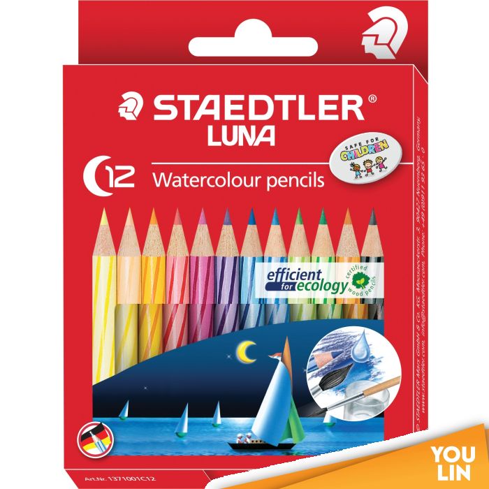 STAEDTLER Luna 137 12 Watercolour Pencil (S) ABS