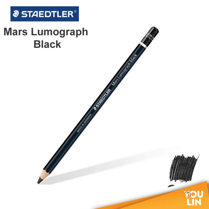 STAEDTLER 100B-2B Mars Lumograph Black Pencil