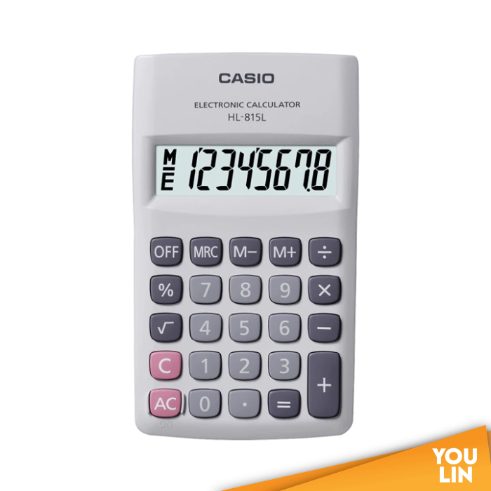 Casio Calculator 8 Digits HL-815L - White