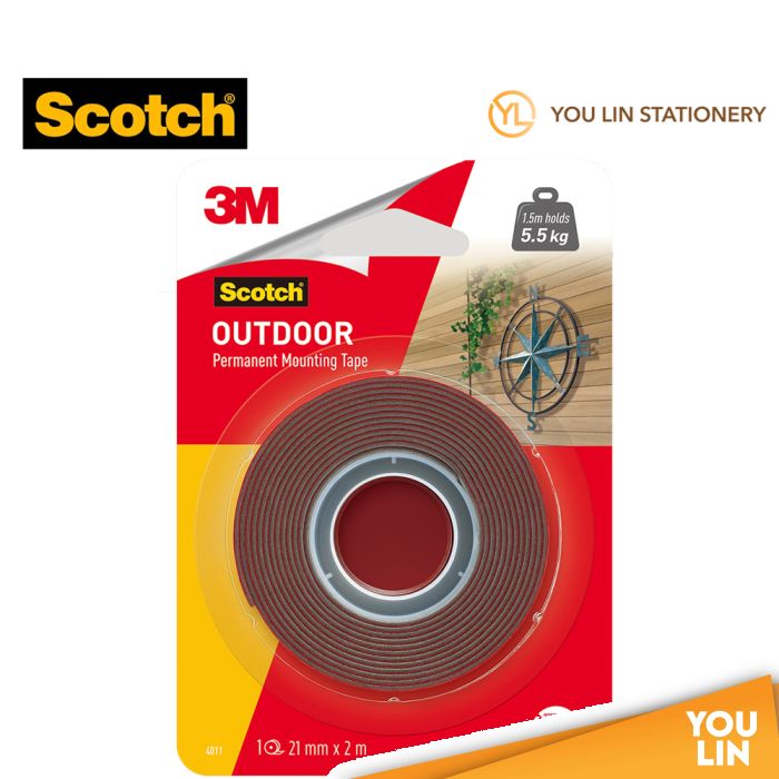 Scotch 4011 Mounting Tape Exterior 21mm x 2m