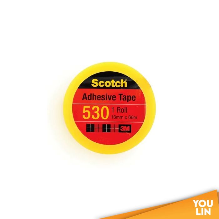 Scotch 530 Cellulose Tape 18mm x 66m (3" Core)