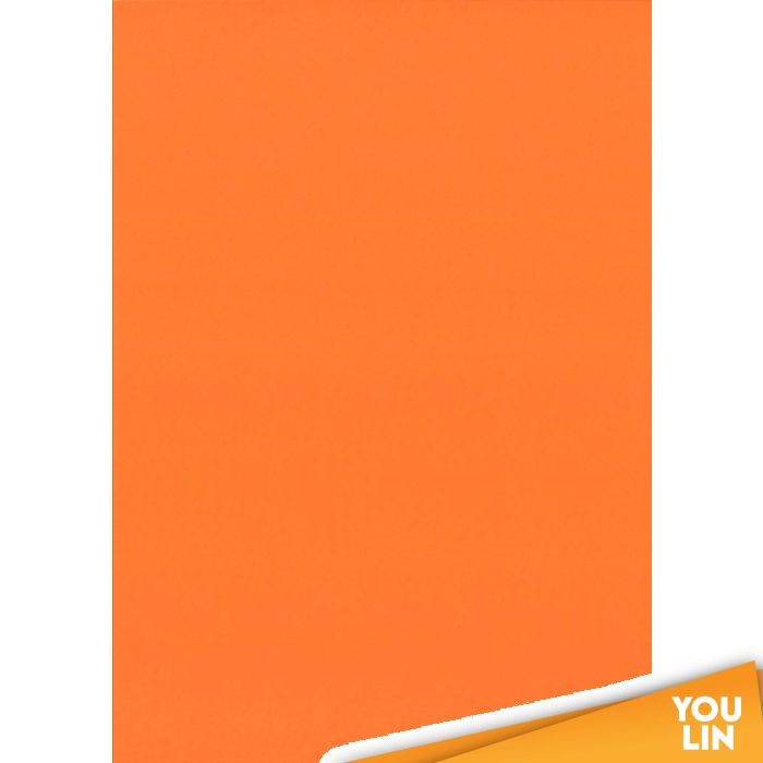 APLUS A4 120gm 2 Sheet Card 100'S - Orange (240)