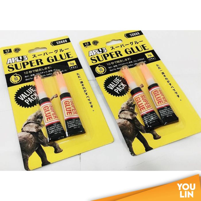APLUS SG888 3G X 2pcs Super Glue