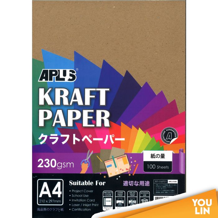 APLUS 230100-KP Kraft Paper 100'S