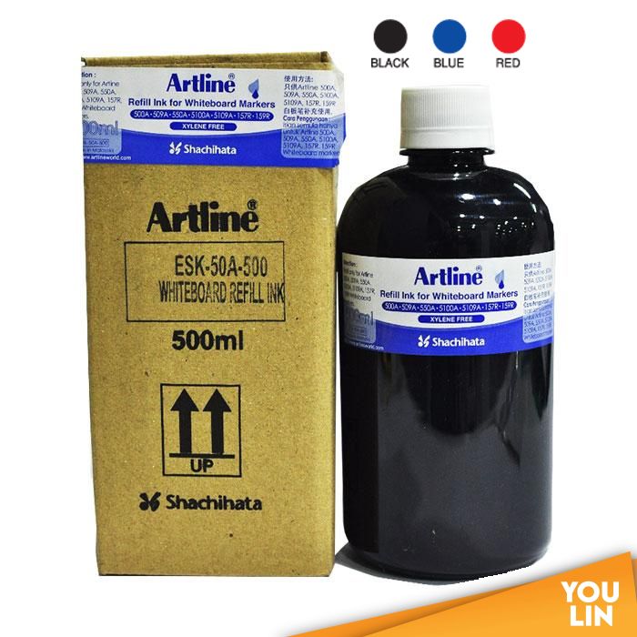 Artline ESK-50A-500 Whiteboard Ink 500cc - Black