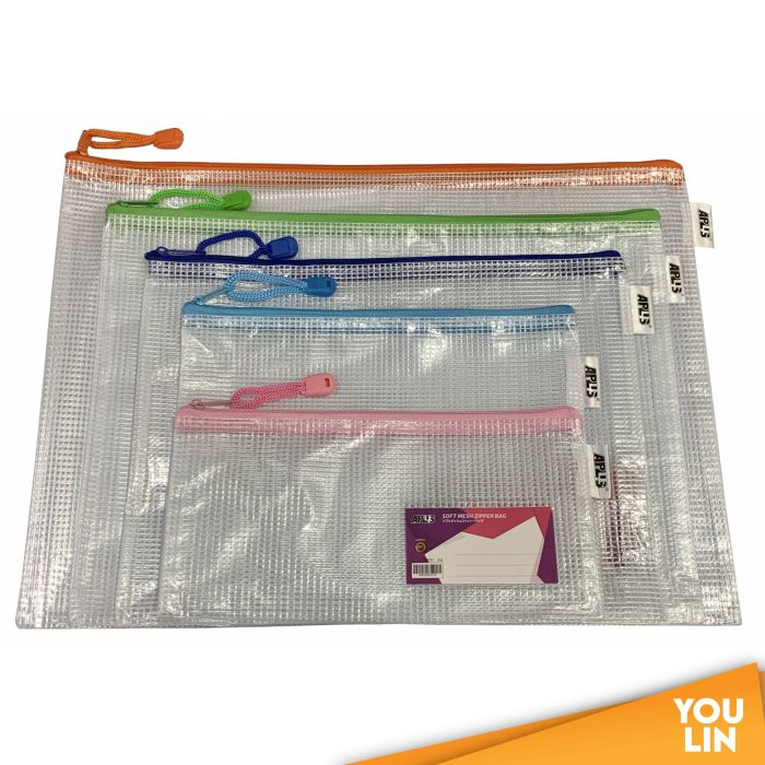 APLUS ZB201 A6 Soft Mesh Zipper Bag